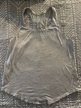 lululemon athletica Gray Racerback Tank Top